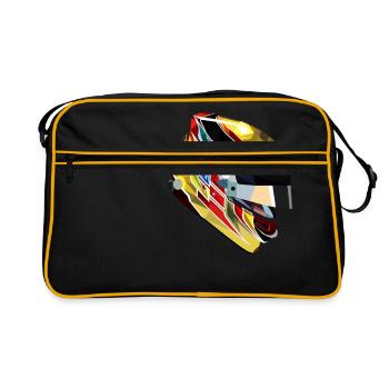 Lewis Hamilton - Sac Retro - noir/or - Devant