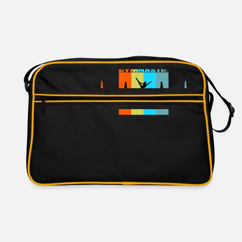 Cadeau rétro de rythme cardiaque de gymnastique Sac Retro