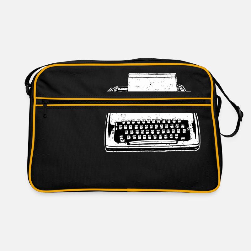 typewriter - Retro Bag - black/gold