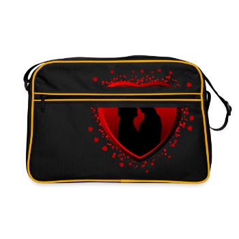 Saint Valentine's Day - Retro Bag - black/gold - Front