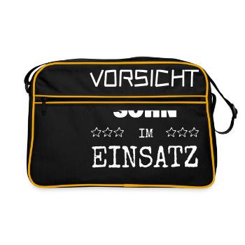 Vocation Fils - Sac Retro - noir/or - Devant