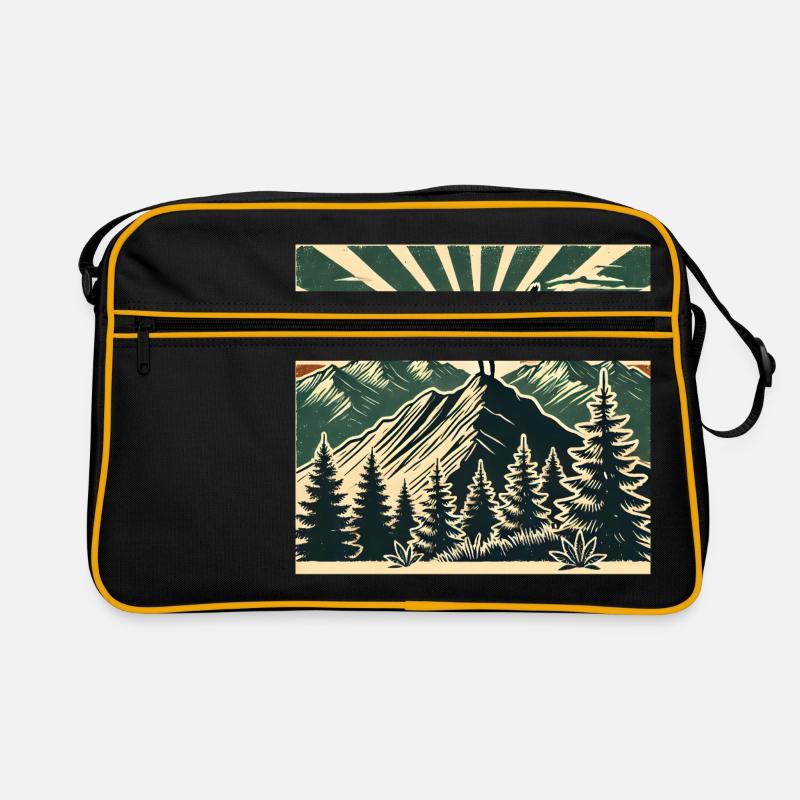 Wandern Retro Tasche