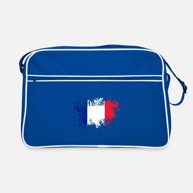 France drapeau tricolore Paris Nice Lyon Sac Retro