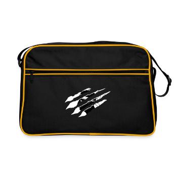 Corsica Flag Corsica Flag Corsica Corsica - Retro Bag - black/gold - Front