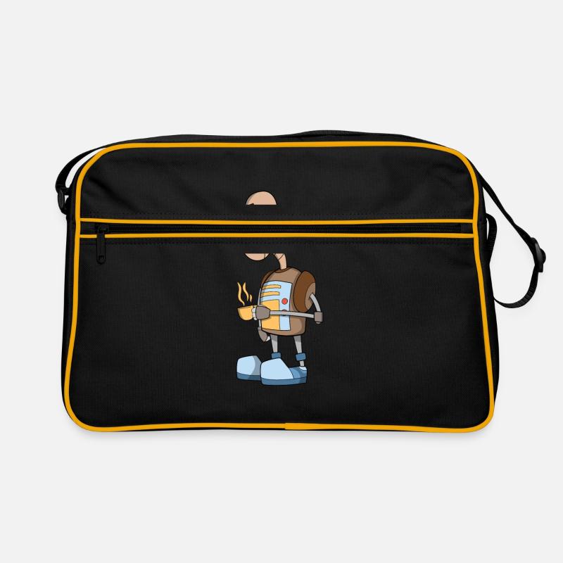 Roboter Retro Tasche