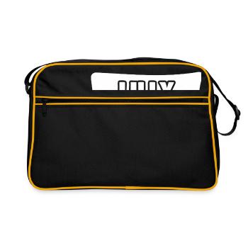 Lilly as a name - Retro Bag - black/gold - Front