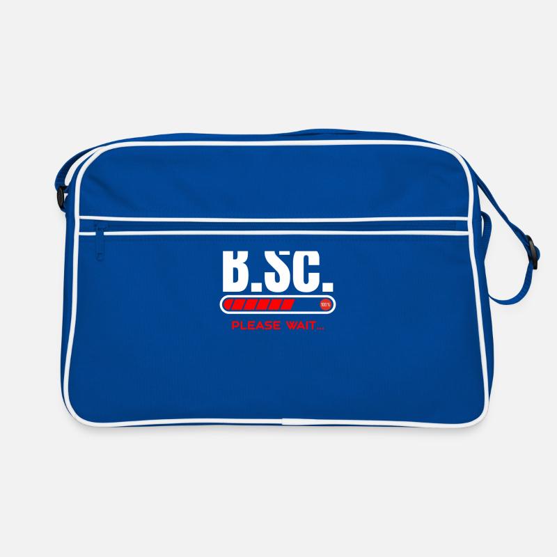 B.Sc. Loading Please Wait Bachelor of Science Gift Retro Bag