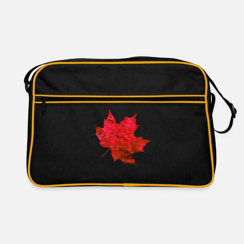 Érable Rouge Polygone Sac Retro