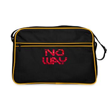 No Way - Sac Retro - noir/or - Devant