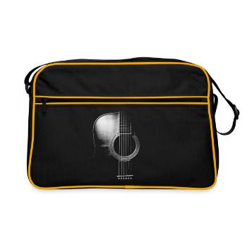 Acoustic Guitar Life - Retro Bag - black/gold - Front