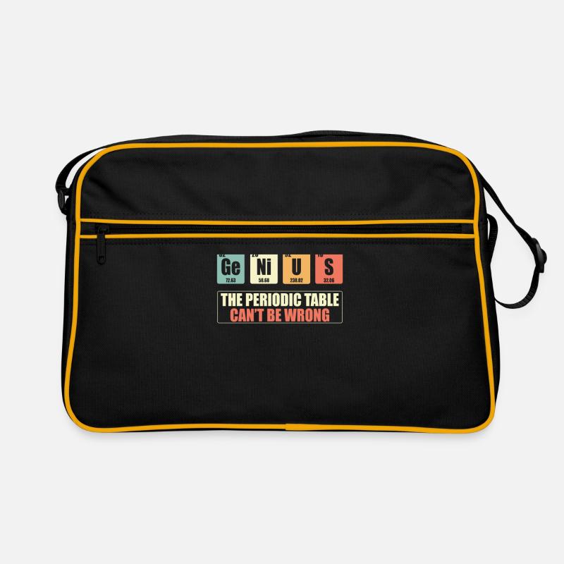 Genious Perodic Table Retro Bag