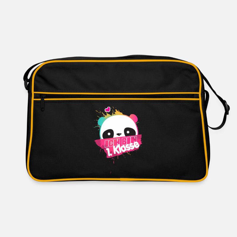 Ich bin 1. Klasse, Endlich Schulkind, Einschulung Retro Tasche