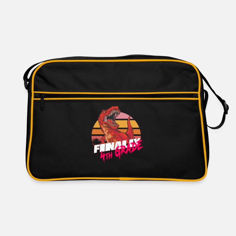 Endlich 4. Klasse, Viertklässler - T-REX Retro Tasche