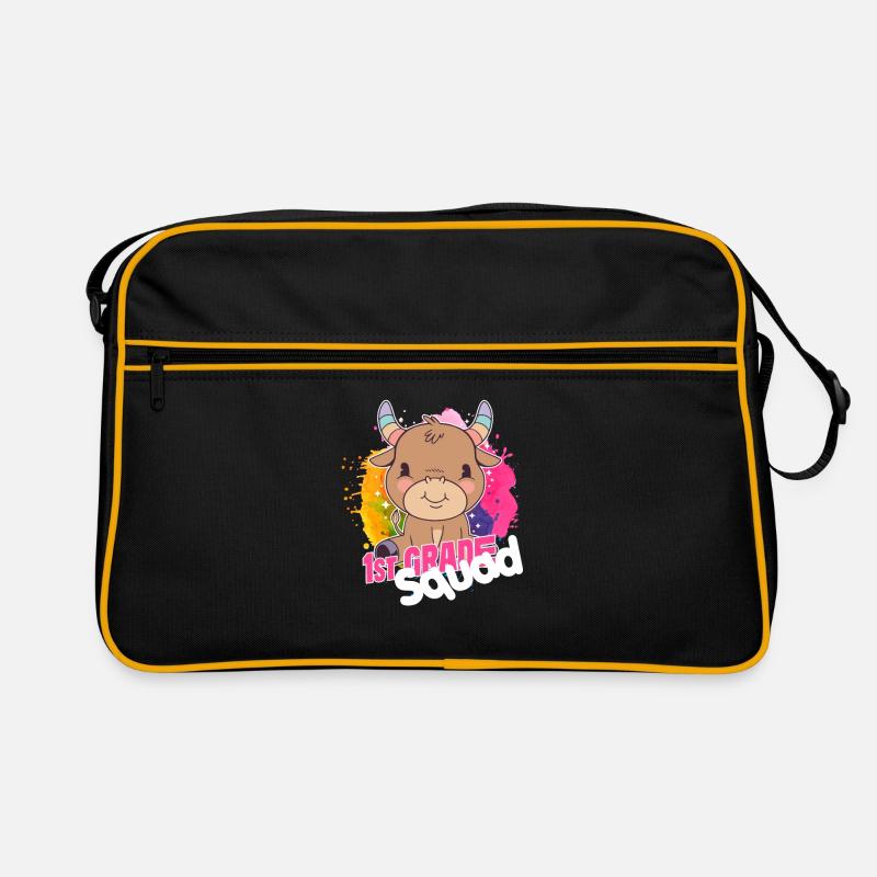 Endlich 1. Klasse, Erstklässler Retro Tasche