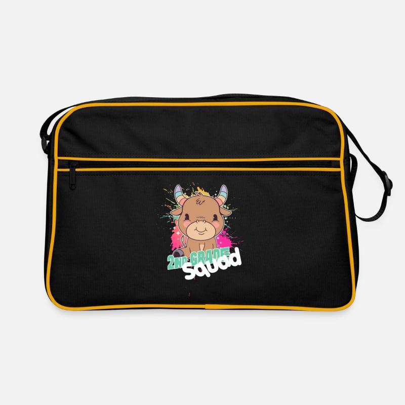2nd Grade Squad, Second Grader Retro Bag