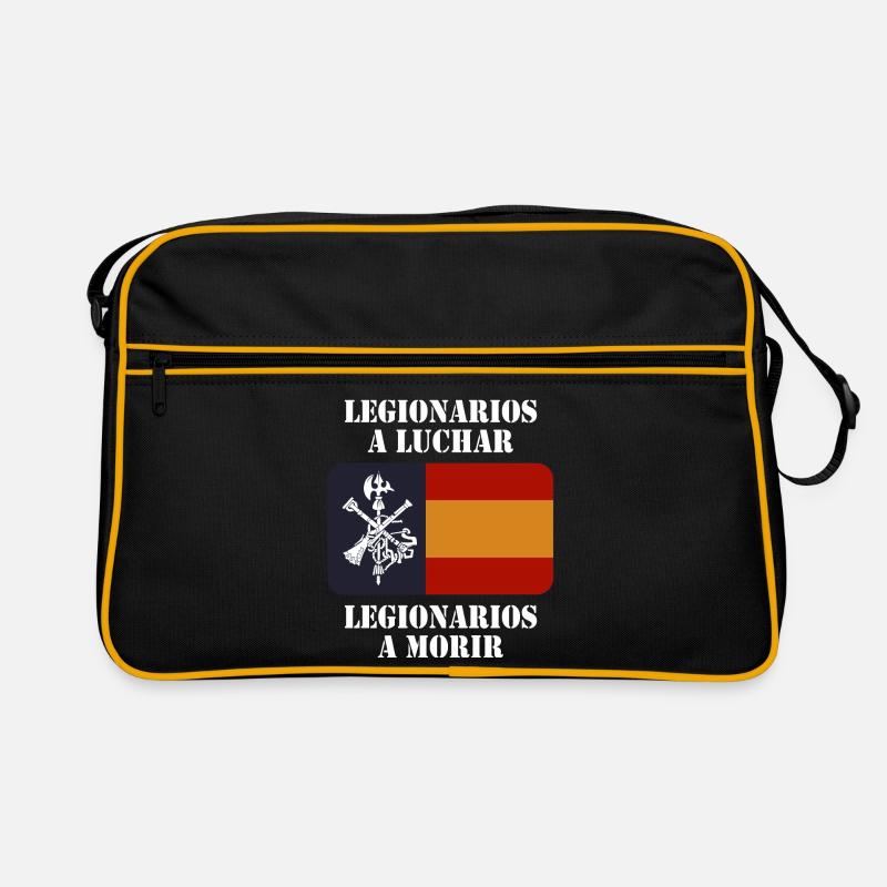 Legionäre zu bekämpfen 2 (dunkel) Retro Tasche