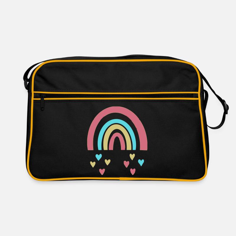Regenbogen Retro Tasche
