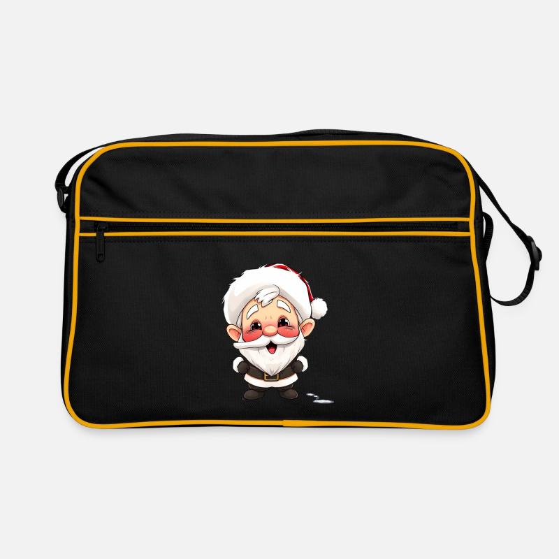 Merry Gnome Christmas Gift Idea Gnome Retro Bag