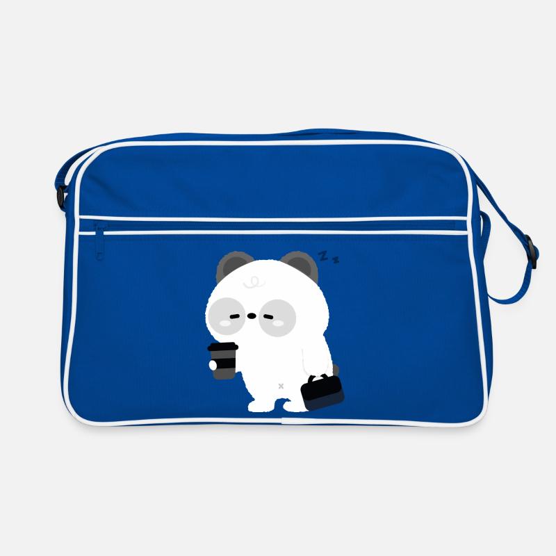 Panda Kaffeepause Retro Tasche