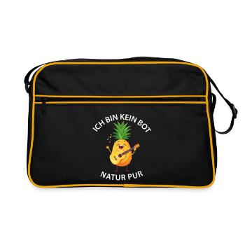 Pineapple Rocks Guitar - No Bot - Pure Nature - Retro Bag - black/gold - Front