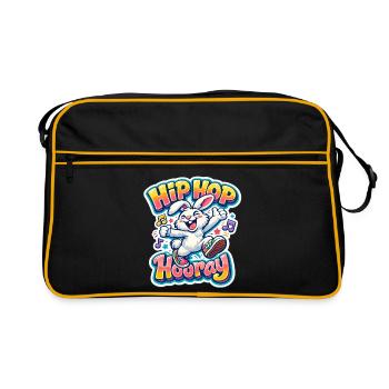 Enfants lapins - Sac Retro - noir/or - Devant