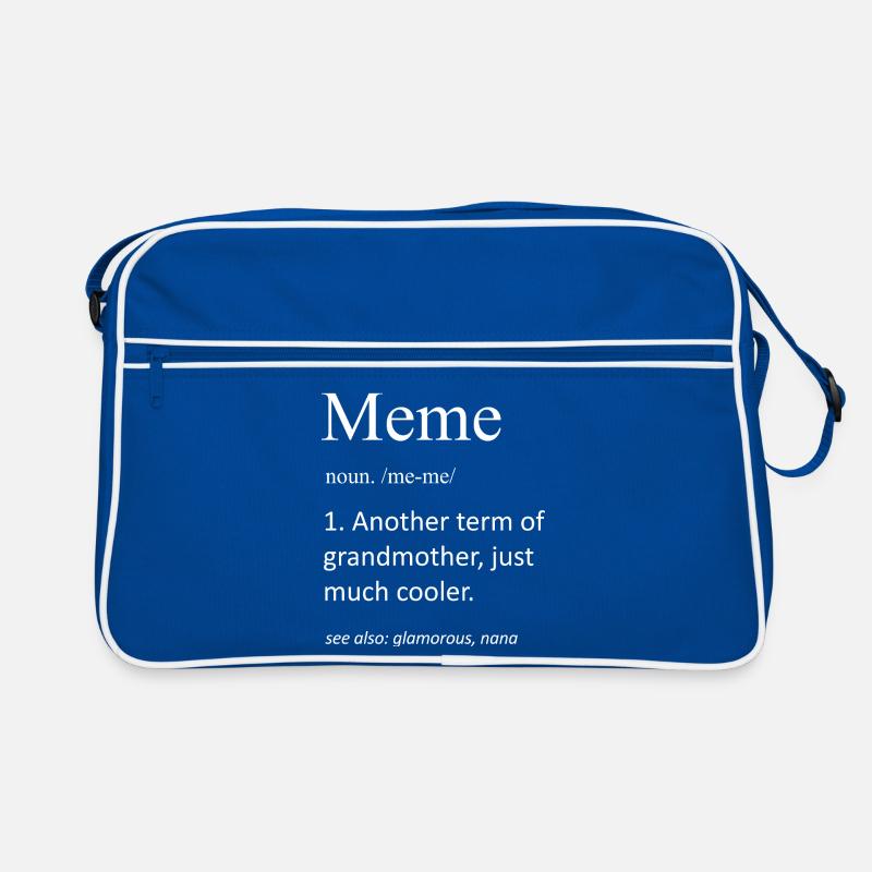 Lustiges Meme Großmutter-Definition Substantiv-Slogan Retro Tasche