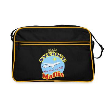 Mallis trip in sunshine by plane - Retro Bag - black/gold - Front