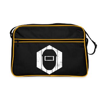 Welding mask - Retro Bag - black/gold - Front
