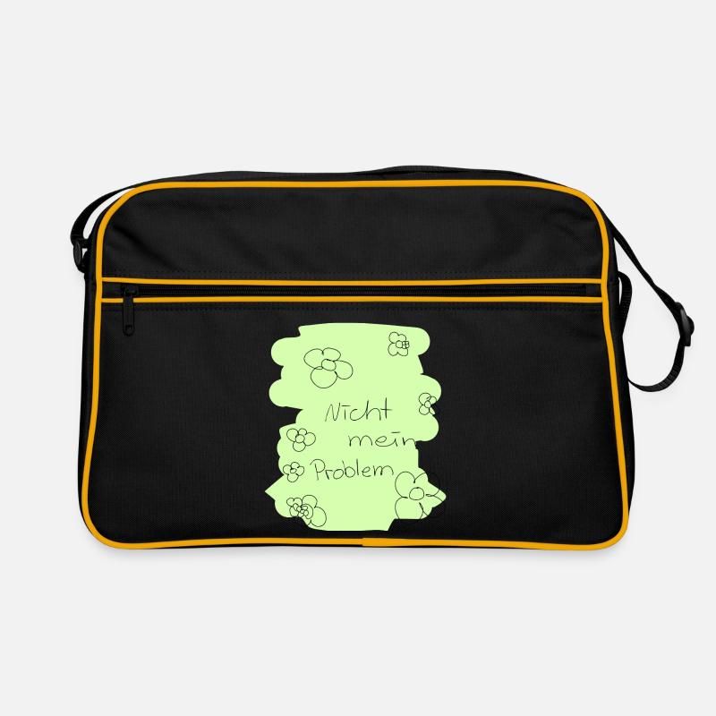 Nicht mein Problem Retro Tasche