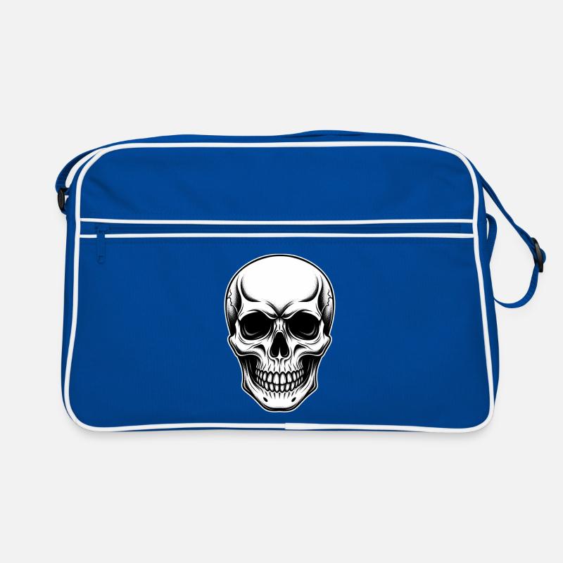Skull Skull Horror Motif Gothic Biker Retro Bag