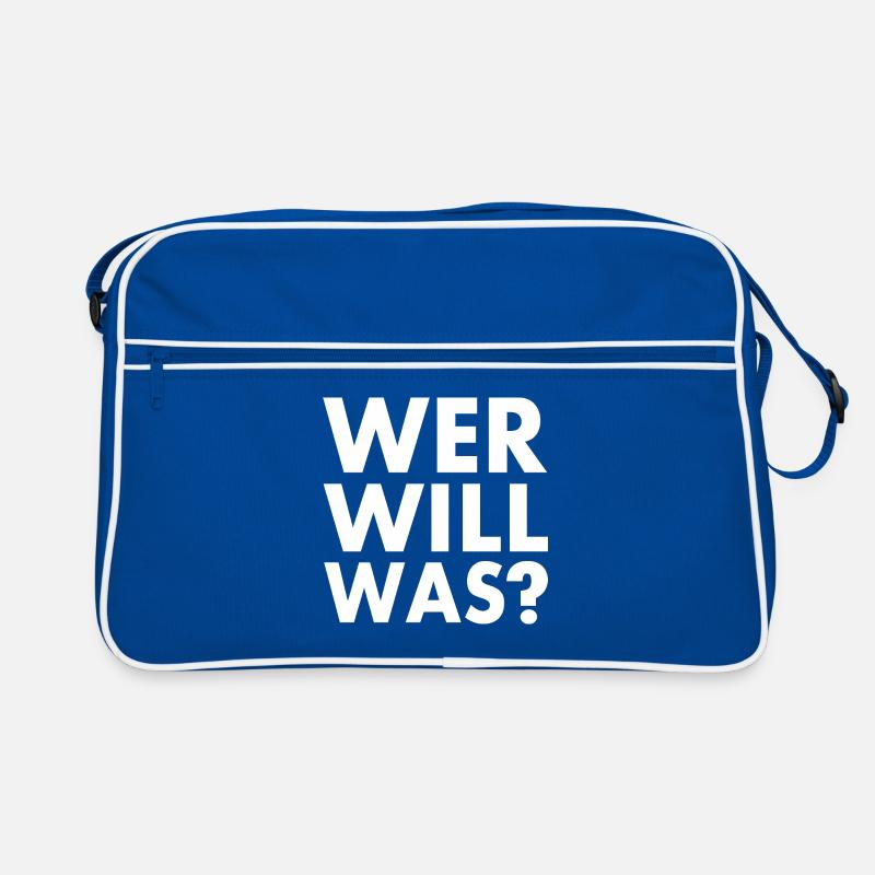Wer will was Retro Tasche