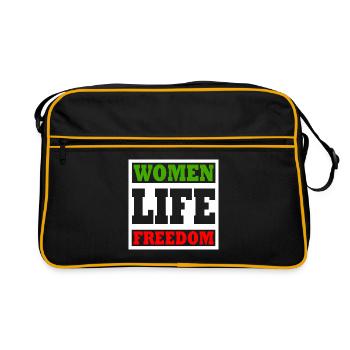 Women life freedom - Sac Retro - noir/or - Devant