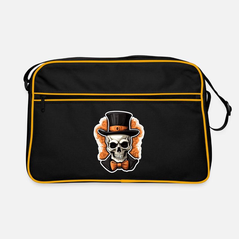 Crâne d’Halloween Sac Retro