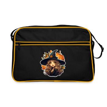 Witch - Retro Bag - black/gold - Front