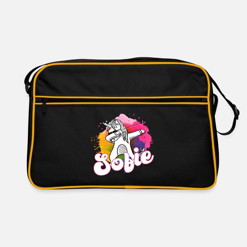SOFIE - Beautiful name with dabbing unicorn Retro Bag