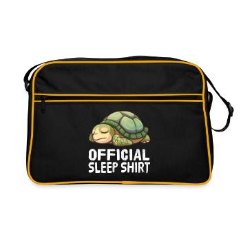Chemise de nuit officielle Turtle - Sac Retro - noir/or - Devant
