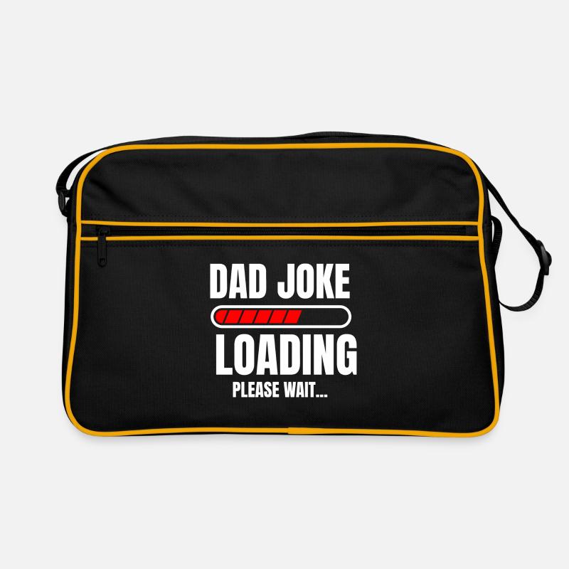 Dad Jokes Loading Funny Daddy Daddy Daddy Shirt Retro Bag