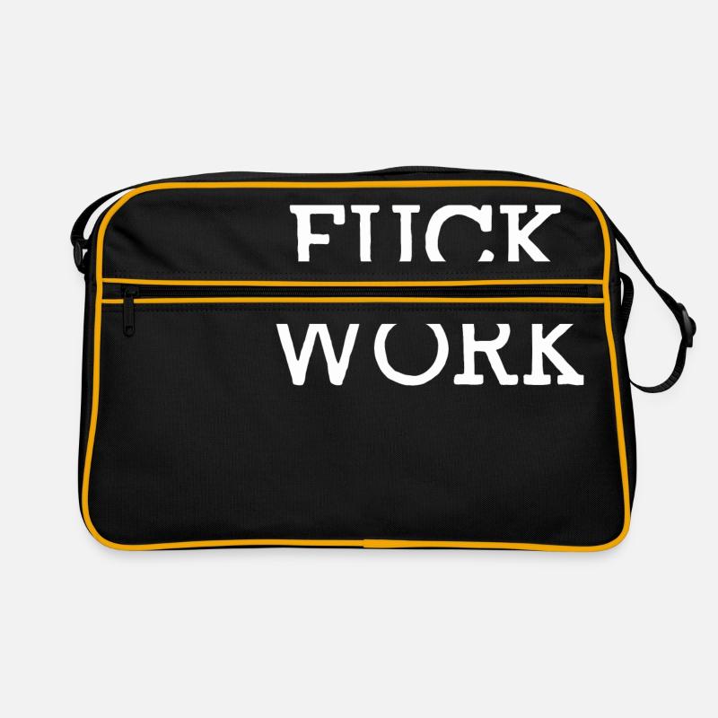 Fuck Work Retro Bag