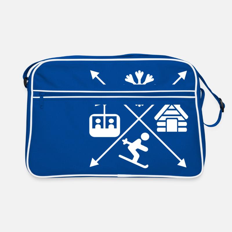 Ski Retro Tasche