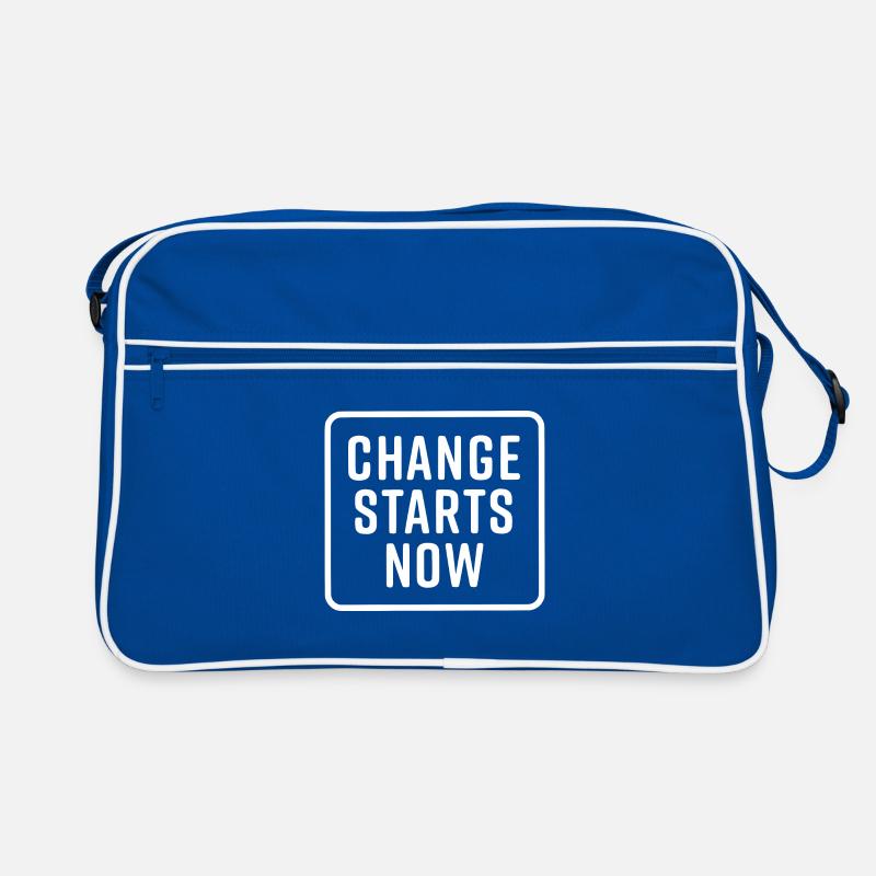 change starts now Retro Tasche