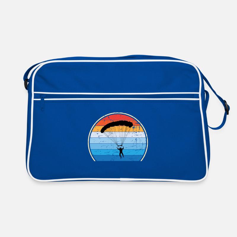Retro Fallschirm Fallschirmspringen Skydiving Retro Tasche