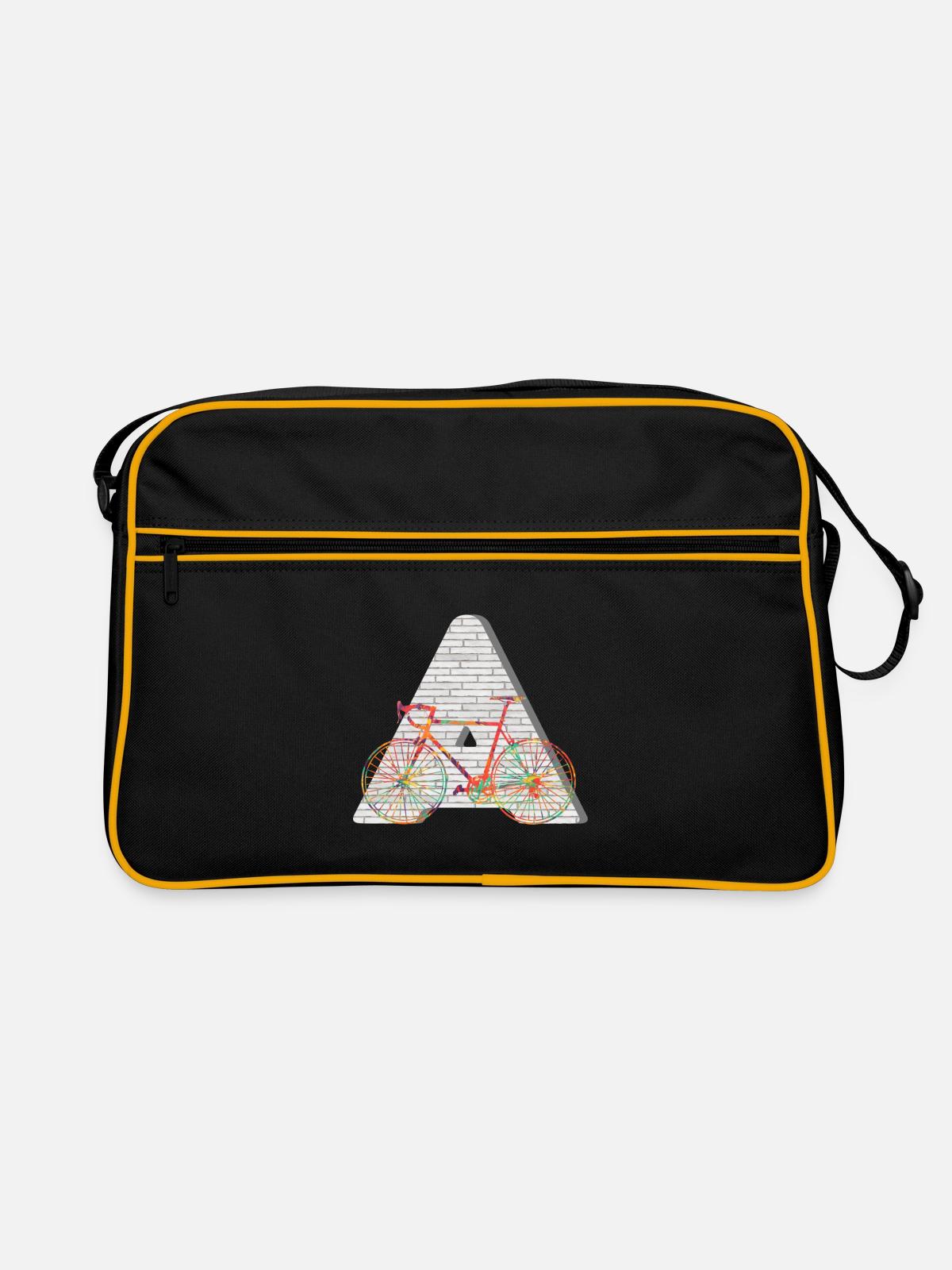 bicycle e 249 a - Retro Bag - black/gold - Front