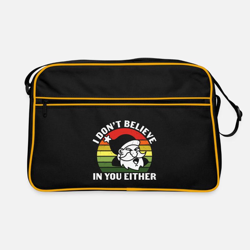 Weihnachtsmann Pullover -Weihnachten Geschenke Retro Tasche