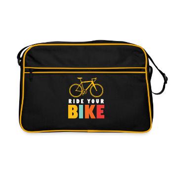 bicycle - Retro Bag - black/gold - Front