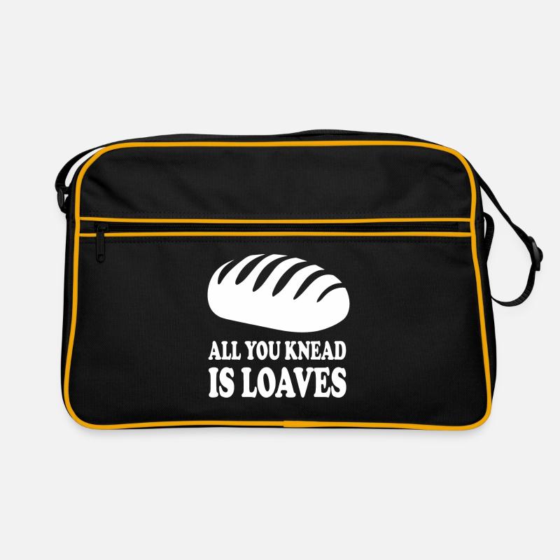Bread bakery - Retro Bag - black/gold