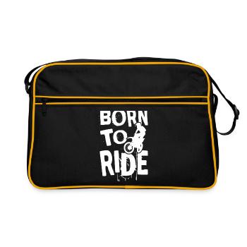 Motorcycle - Retro Bag - black/gold - Front