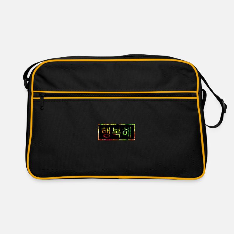 Happy - Coréen - Corée - Kpop Sac Retro
