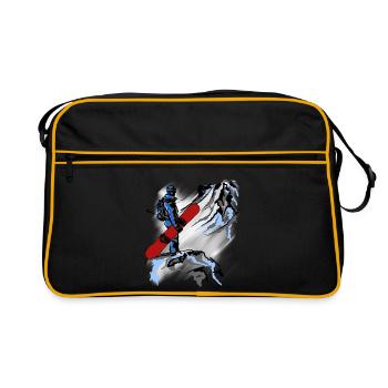 snowboarding - Retro Bag - black/gold - Front