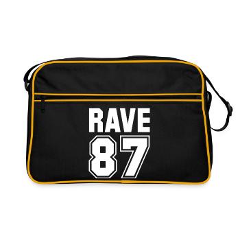 RAVE 87 - Sac Retro - noir/or - Devant