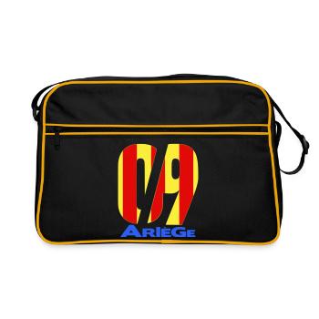 09 Ariège - Sac Retro - noir/or - Devant